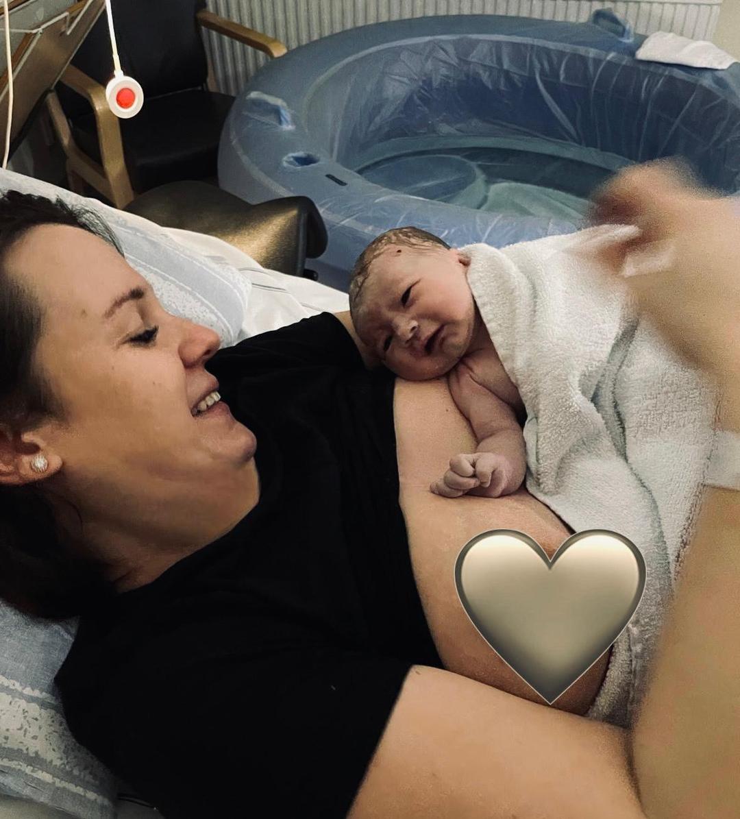 Symbolisk bild av förlossningsresan